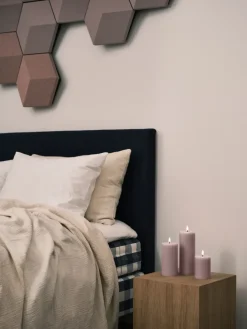 Ester & erik blokkaars LED, 52 Soft Rose, 10 cm< Led-Kaarsen