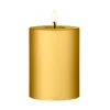 Ester & erik blokkaars LED, 90 Gold Metallic, 10 cm< Led-Kaarsen