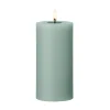 Ester & erik blokkaars LED, 67 Jade stone, 15 cm< Led-Kaarsen