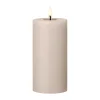 Ester & erik blokkaars LED, 22 Linen Grey, 15 cm< Led-Kaarsen