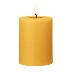 Ester & erik blokkaars LED, 85 Mango, 10 cm< Led-Kaarsen