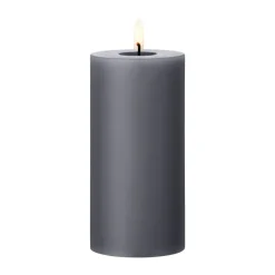 Ester & erik blokkaars LED, 74 Dark Slate, 15 cm< Led-Kaarsen