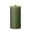 Ester & erik blokkaars LED, 70 Green Soil, 15 cm< Led-Kaarsen