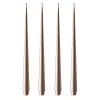 Ester & erik kaars 32 cm 4-pack metallic, Champagne< Kaarsen