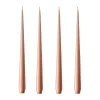 Ester & erik kaars 4-pack gelakt, rosy caramel, 32 cm< Kaarsen