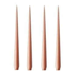 Ester & erik kaars 4-pack gelakt, rosy caramel, 32 cm< Kaarsen