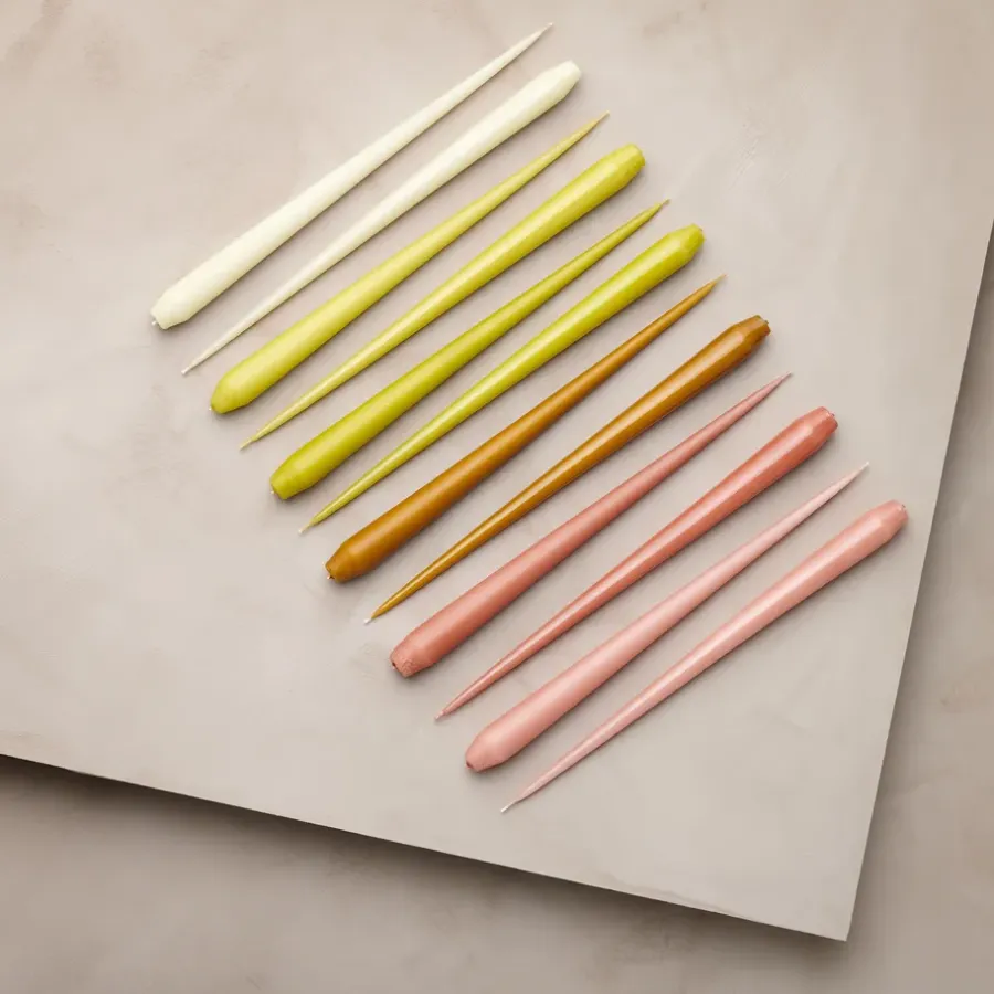Ester & erik kaars 4-pack gelakt, rosy caramel, 32 cm< Kaarsen