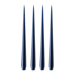 Ester & erik kaars 4-pack gelakt, royal navy, 32 cm< Kaarsen