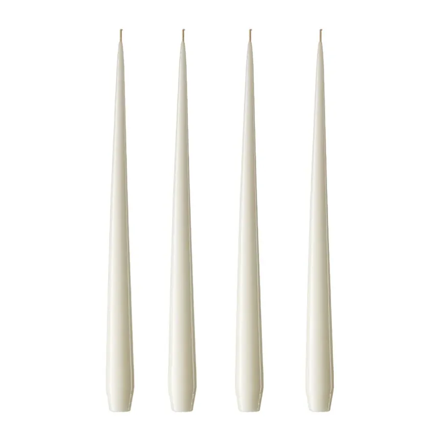 Ester & erik kaars 4-pack gelakt, ivory, 32 cm< Kaarsen