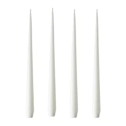 Ester & erik kaars 4-pack gelakt, pure white, 32 cm< Kaarsen