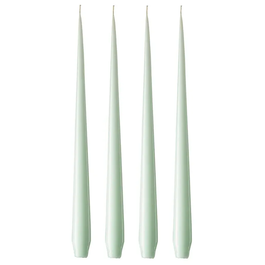 Ester & erik kaars 4-pack gelakt, Water mint 03-0, 32 cm< Kaarsen