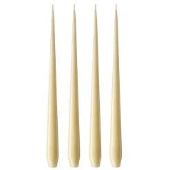 Ester & erik kaars 4-pack gelakt, Pale ginger 14-0, 32 cm< Kaarsen