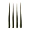 Ester & erik kaars 4-pack gelakt, mörk deep forest, 32 cm< Kaarsen