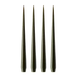Ester & erik kaars 4-pack gelakt, mörk deep forest, 32 cm< Kaarsen