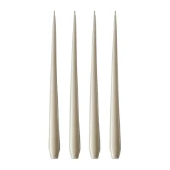 Ester & erik kaars 4-pack gelakt, linen grey, 42 cm< Kaarsen