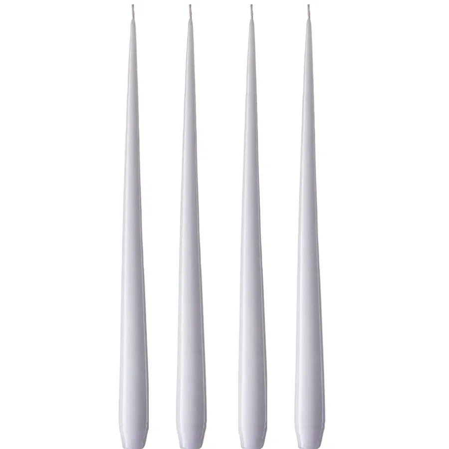Ester & erik kaars 4-pack gelakt, Airy violet 12-0, 32 cm< Kaarsen