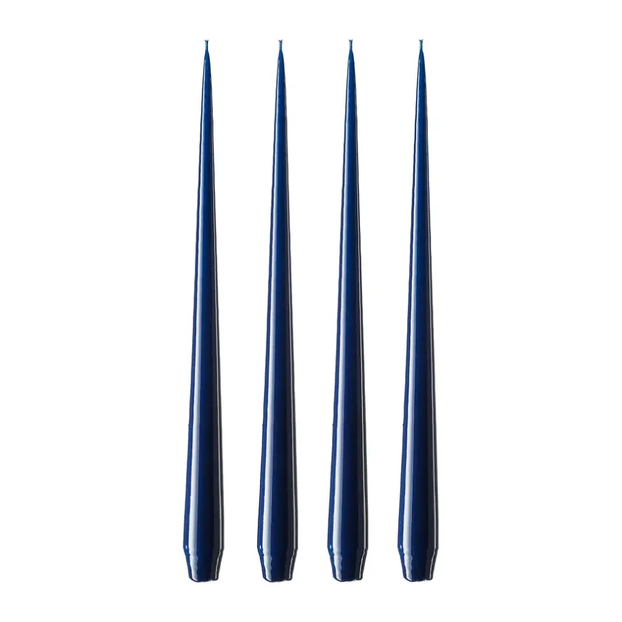 Ester & erik kaars 4-pack gelakt, royal navy, 42 cm< Kaarsen
