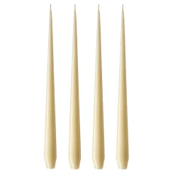 Ester & erik kaars 4-pack gelakt, Pale ginger 14-0, 42 cm< Kaarsen