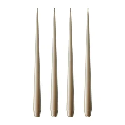Ester & erik kaars 4-pack gelakt, nougat note, 42 cm< Kaarsen