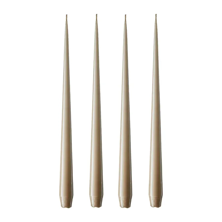 Ester & erik kaars 4-pack gelakt, nougat note, 42 cm< Kaarsen