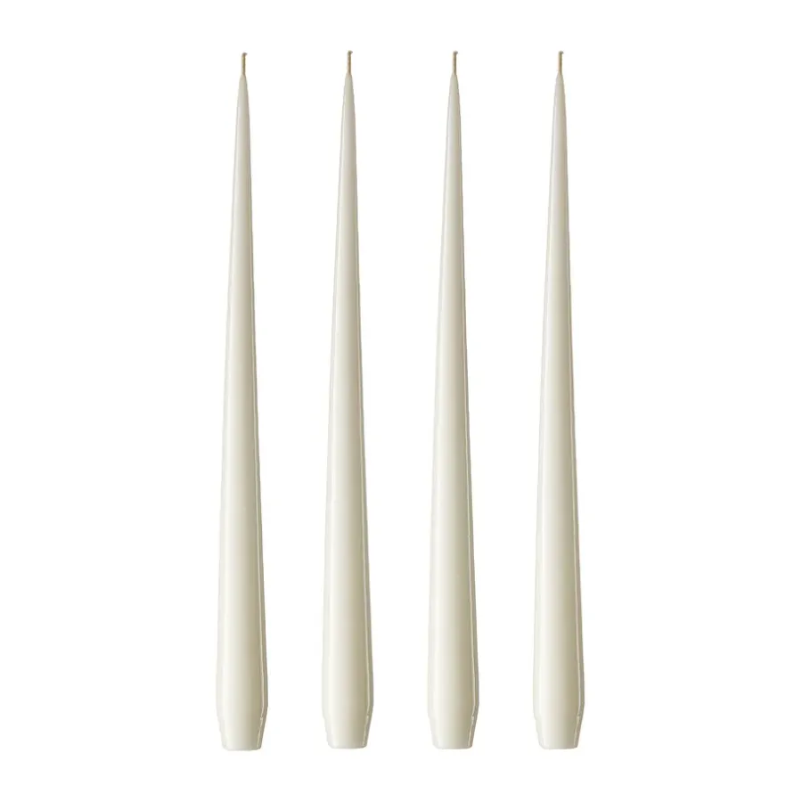 Ester & erik kaars 4-pack gelakt, ivory, 42 cm< Kaarsen