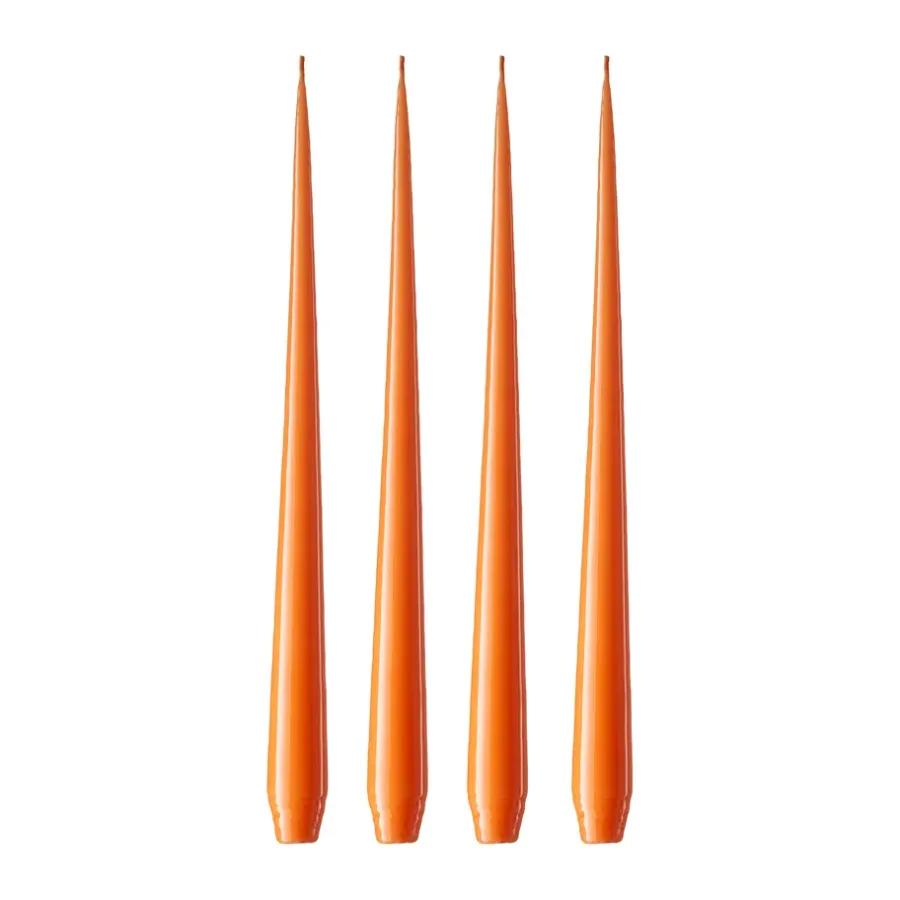 Ester & erik kaars 4-pack gelakt, Mild orange 16, 42 cm< Kaarsen