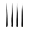 Ester & erik kaars 4-pack gelakt, Raw black, 32 cm< Kaarsen