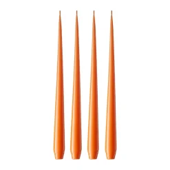 Ester & erik kaars 4-pack gelakt, Mild orange 16, 32 cm< Kaarsen