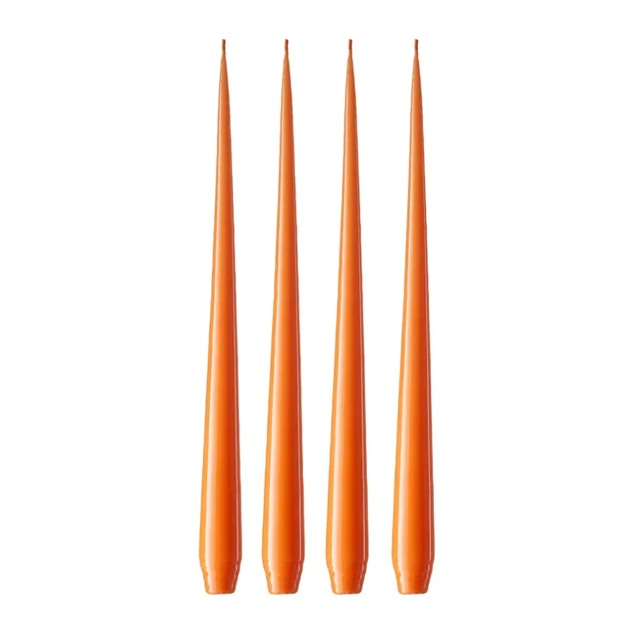 Ester & erik kaars 4-pack gelakt, Mild orange 16, 32 cm< Kaarsen