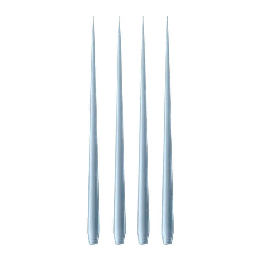 Ester & erik kaars 4-pack gelakt, Dusty blue 83, 42 cm< Kaarsen