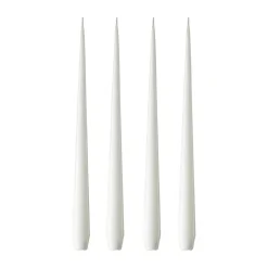 Ester & erik kaars 4-pack gelakt, pure white, 42 cm< Kaarsen