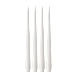 Ester & erik kaars 4-pack gelakt, White ash 21, 42 cm< Kaarsen