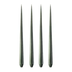 Ester & erik kaars 4-pack gelakt, green soil, 42 cm< Kaarsen