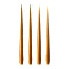 Ester & erik kaars 4-pack gelakt, mörk saffran, 42 cm< Kaarsen