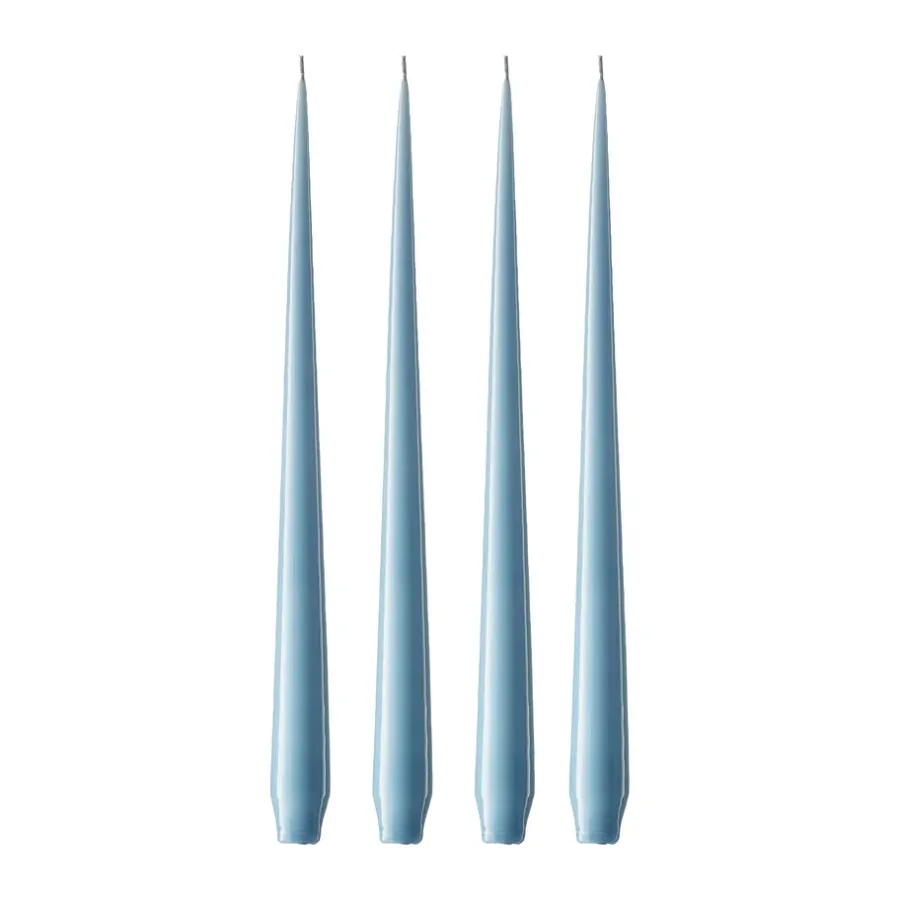 Ester & erik kaars 4-pack gelakt, Moon blue 37, 32 cm< Kaarsen