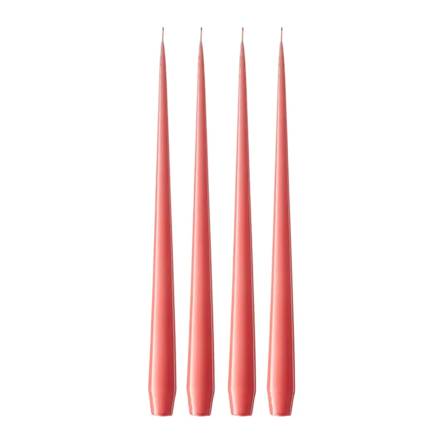 Ester & erik kaars 4-pack gelakt, Coral reef 26, 42 cm< Kaarsen