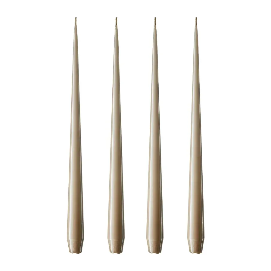 Ester & erik kaars 4-pack gelakt, nougat note, 32 cm< Kaarsen