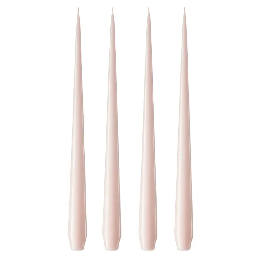 Ester & erik kaars 4-pack gelakt, Rosewater 51-0, 32 cm< Kaarsen