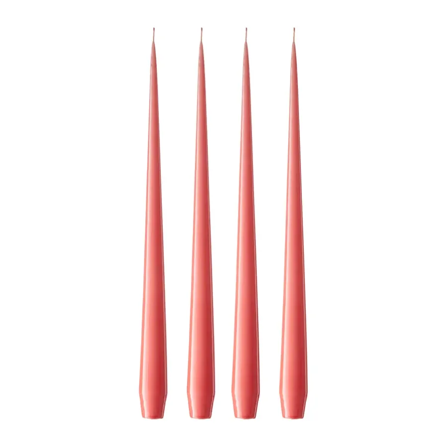 Ester & erik kaars 4-pack gelakt, Coral reef 26, 32 cm< Kaarsen