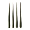 Ester & erik kaars 4-pack gelakt, mörk deep forest, 42 cm< Kaarsen