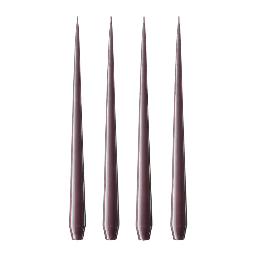 Ester & erik kaars 4-pack gelakt, muted mauve, 42 cm< Kaarsen