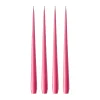 Ester & erik kaars 4-pack gelakt, Clear pink 41, 42 cm< Kaarsen