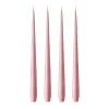 Ester & erik kaars 4-pack gelakt, old rose, 42 cm< Kaarsen