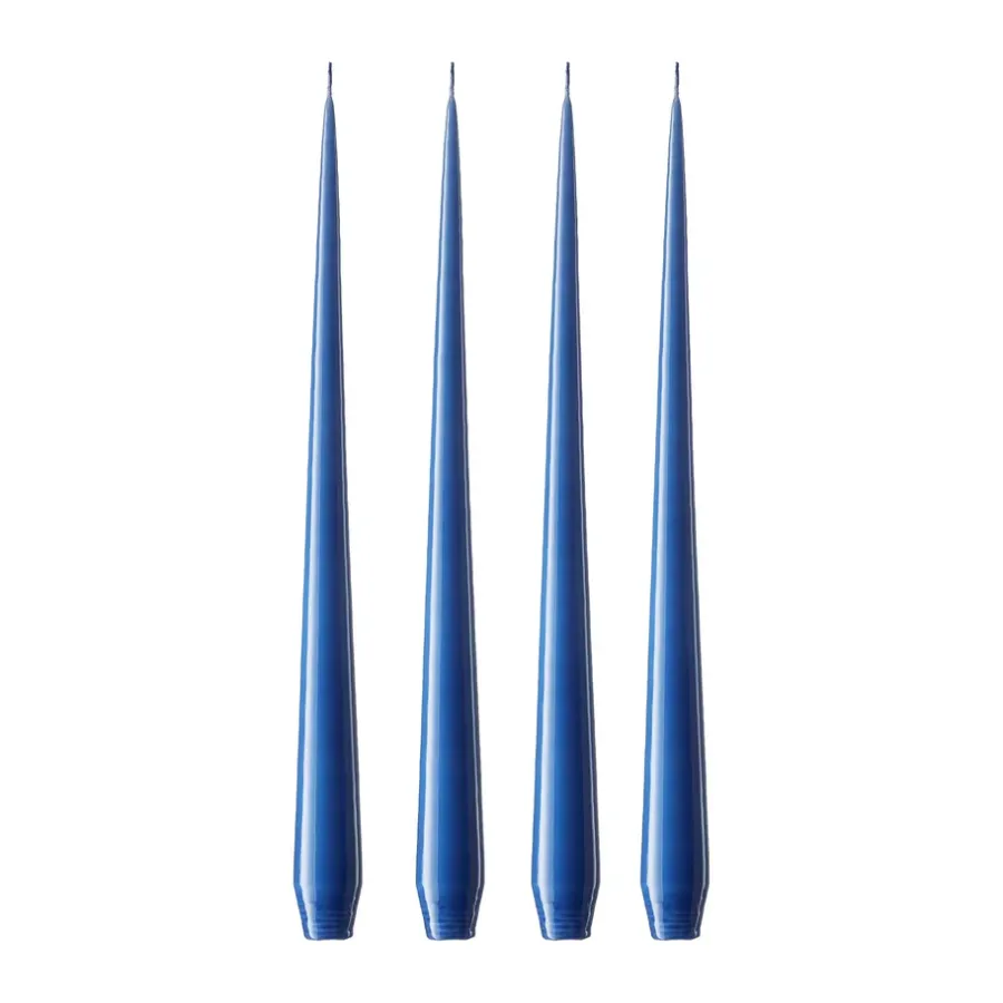 Ester & erik kaars 4-pack gelakt, Cornflower 48, 42 cm< Kaarsen