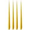 Ester & erik kaars 4-pack mat, dark Lemon drop 15/2, 32 cm< Kaarsen