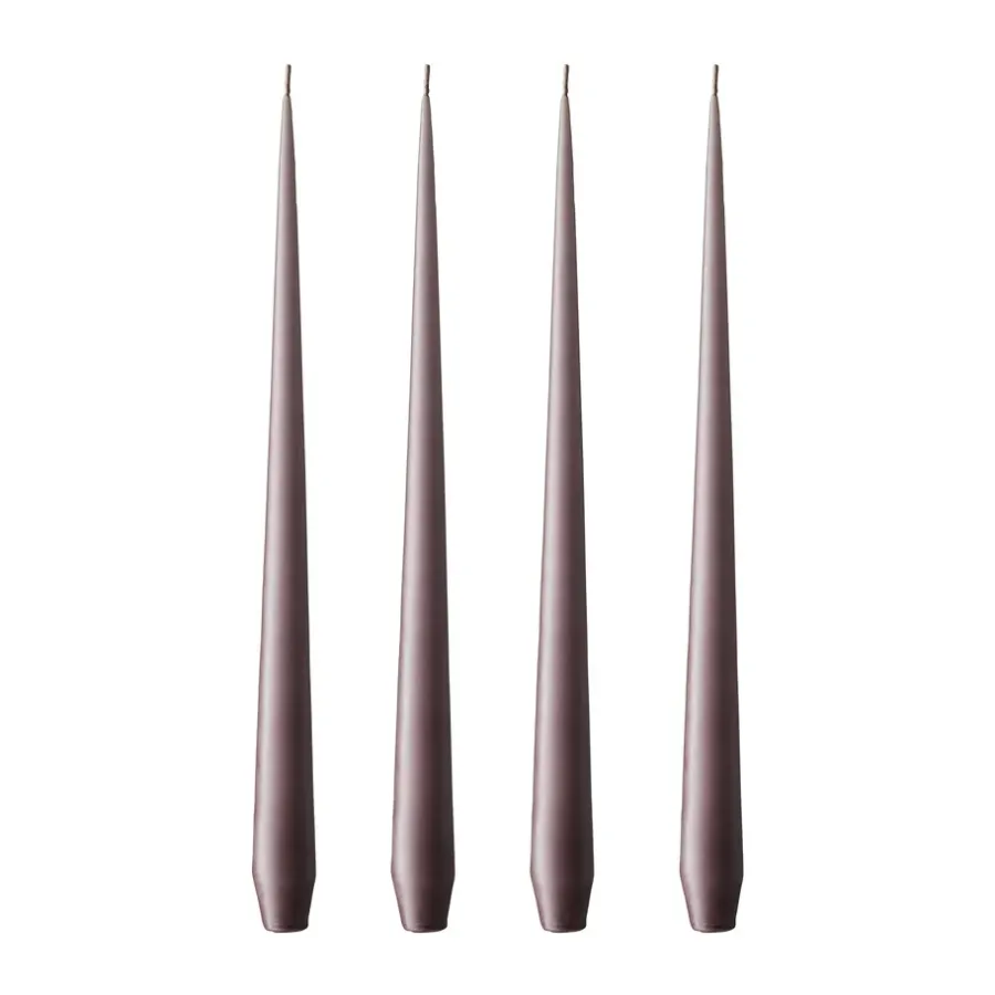 Ester & erik kaars 4-pack mat, muted mauve, 32 cm< Kaarsen