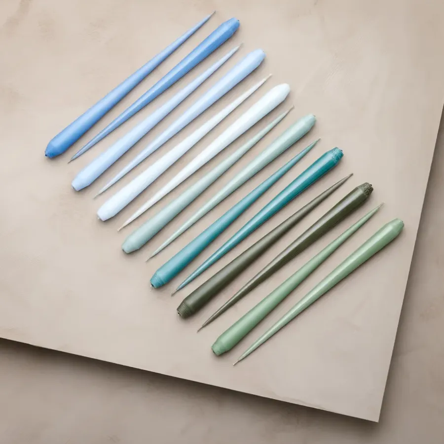 Ester & erik kaars 4-pack mat, green soil, 32 cm< Kaarsen