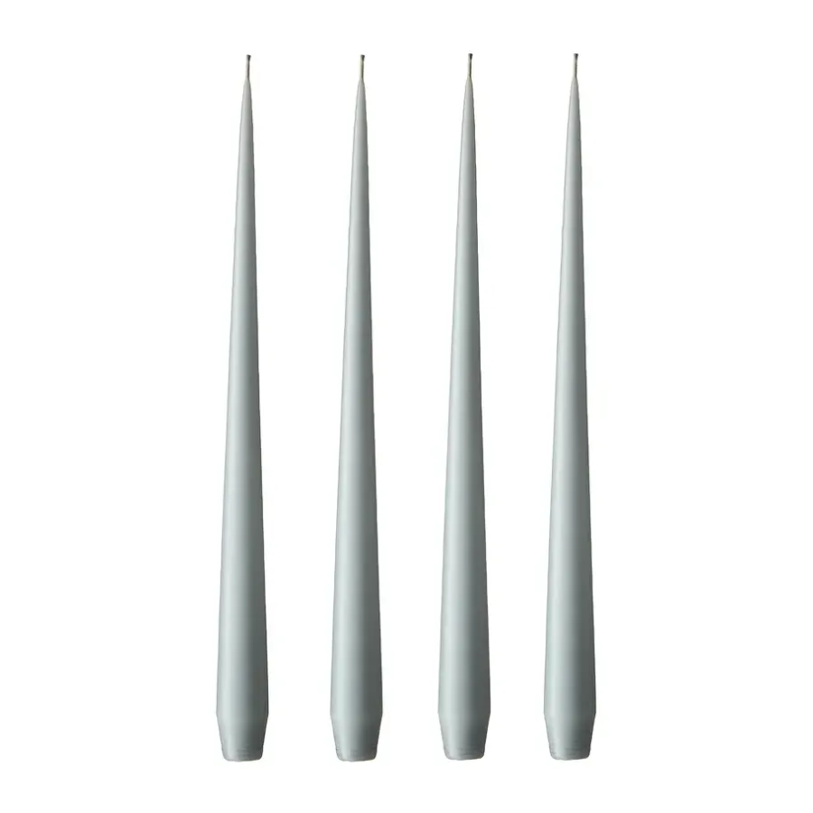 Ester & erik kaars 4-pack mat, concrete, 32 cm< Kaarsen