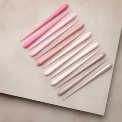 Ester & erik kaars 4-pack mat, old rose, 32 cm< Kaarsen