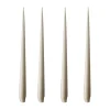 Ester & erik kaars 4-pack mat, linen grey, 32 cm< Kaarsen